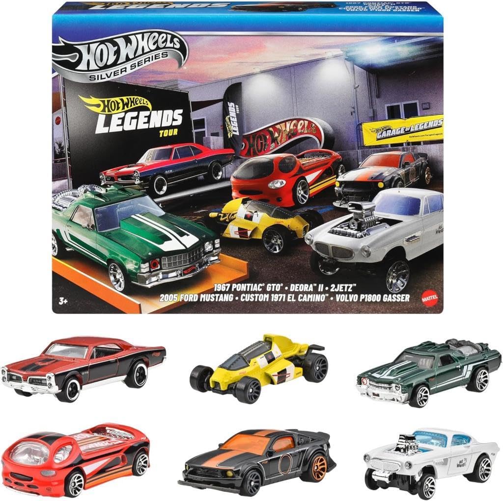 ぺぇちゃページ おまとめ6両セット Hot Wheels Legends Silver Serisi 6 lı Özel Paket Arabalar JBY78